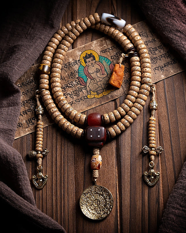 Kailash Energy Sacred Guardian Bodhi Seed Necklace