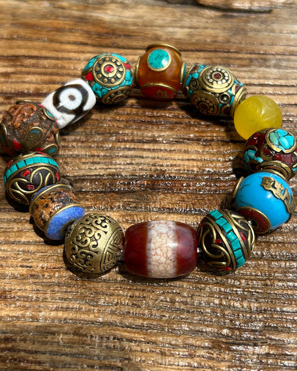 Healing Grace Medicine Buddha Dzi Bracelet