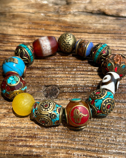 Healing Grace Medicine Buddha Dzi Bracelet