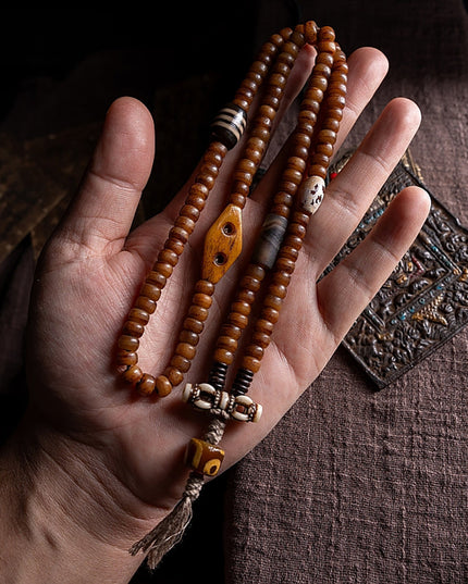 Kailash Energy Guardian Blessings Yak Bone Necklace