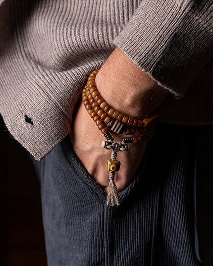 Kailash Energy Guardian Blessings Yak Bone Necklace