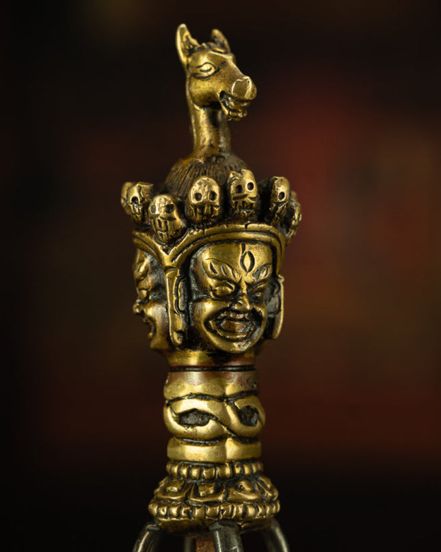 Three-Faced Vajra Protector for Spiritual Empowerment