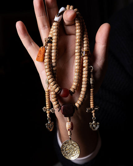 Kailash Energy Sacred Guardian Bodhi Seed Necklace
