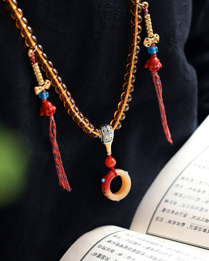 Kailash Energy 108 Beads Prosperity Mala Necklace