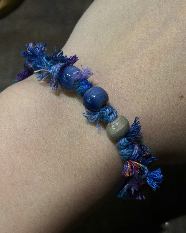 Heart of the World Bracelet | Couple's Bracelet with Blue Symbolism for Love and Connection