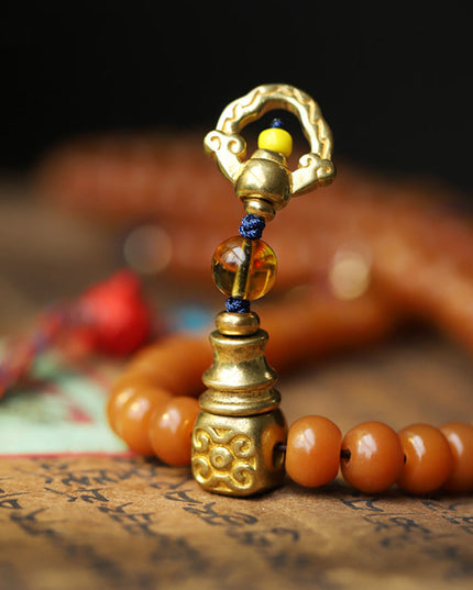 Kailash Energy 108 Beads Wealth Mala Necklace