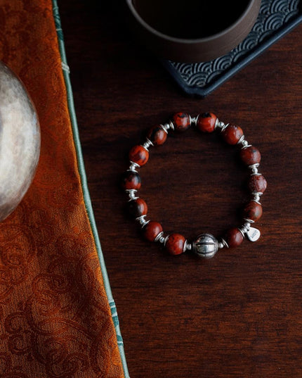 Calm Essence Red Agate Bracelet