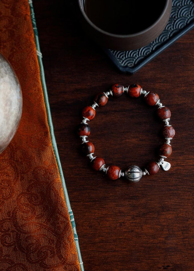 Calm Essence Red Agate Bracelet