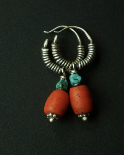 Lucky Energy Turquoise Sterling Silver Earrings