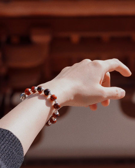 Calm Essence Red Agate Bracelet