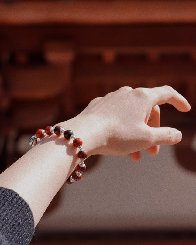 Calm Essence Red Agate Bracelet