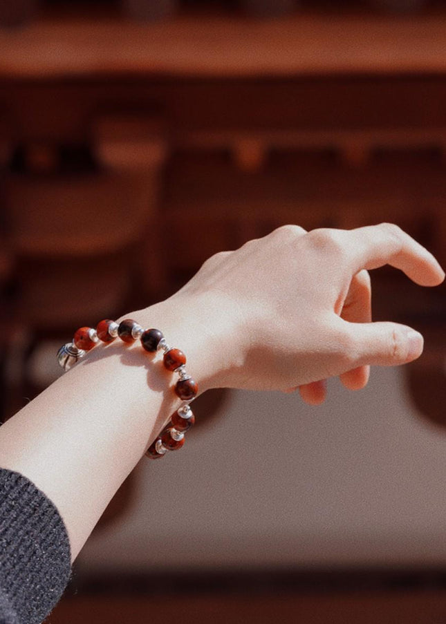 Calm Essence Red Agate Bracelet