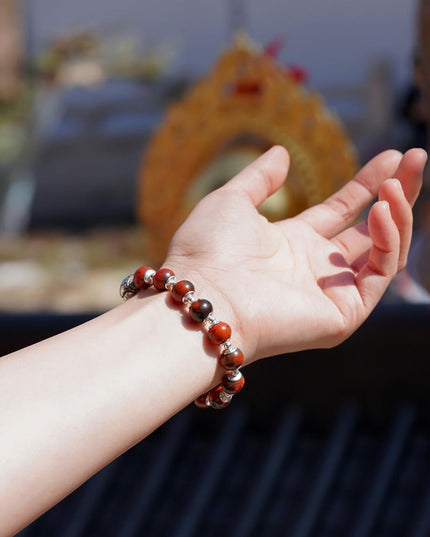 Calm Essence Red Agate Bracelet