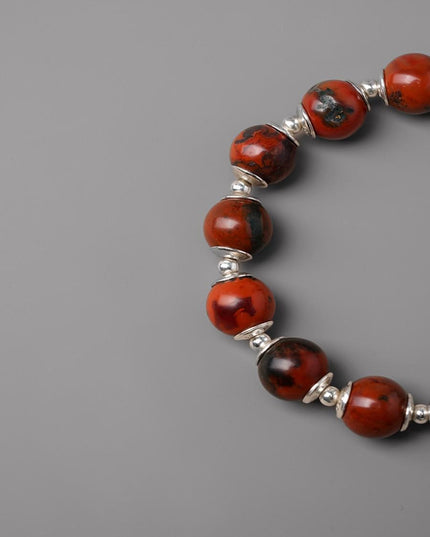 Calm Essence Red Agate Bracelet