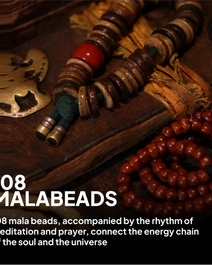 Ancient Natural Bhaisajyaguru 108 Tibetan Antique Beads