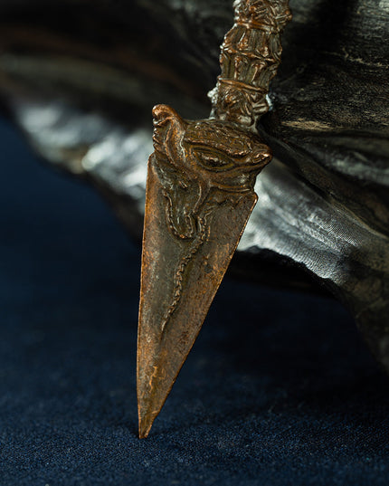 Three-sided Dharma Protector Puba Vajra Conquers Demons Tibetan Dharma Weapon Sera Temple Puba Mandala