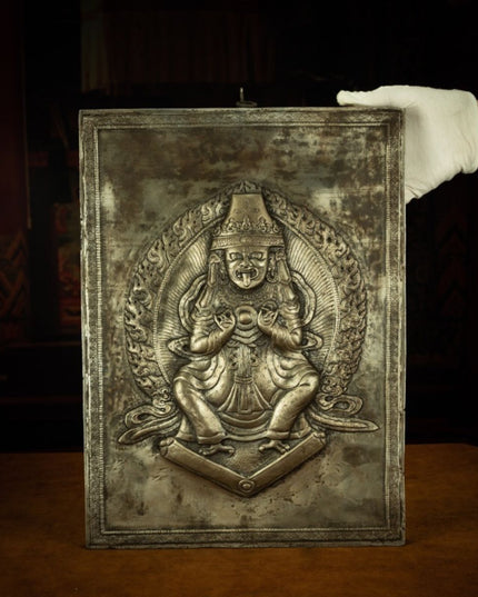 Qing Dynasty Tibetan Antique Thangka Tseringma Cold Iron  Sera Monastery