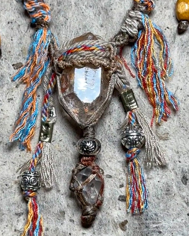Guardian Threads Crystal Necklace & Bracelet