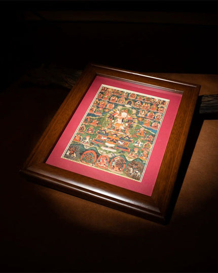18th Century Vajrasattva Yab-Yum Old Tibetan Antique Thangka Purely Hand-painted