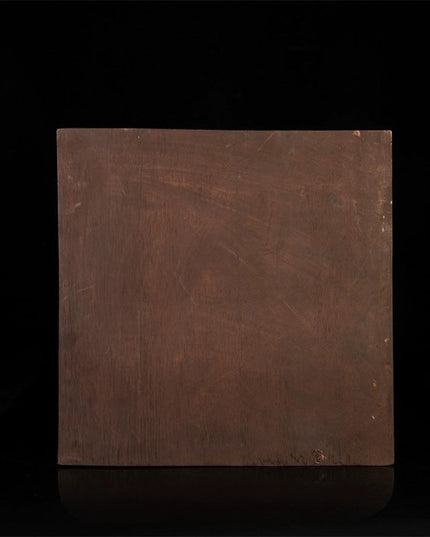 19th Century Bhaisajyaguru Butsudan Woodblock Tibetan Antique Thangka Purely Hand-painted