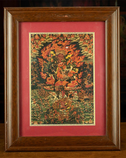 19th Century Tsui Marpo Tibetan Antique Thangka Purely Hand-painted Nyingma sect
