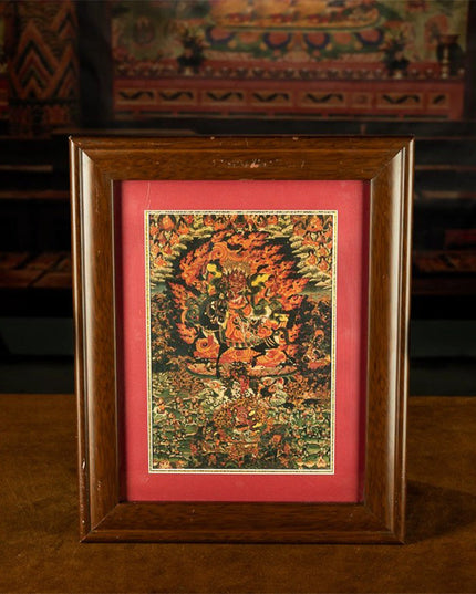 19th Century Tsui Marpo Tibetan Antique Thangka Purely Hand-painted Nyingma sect