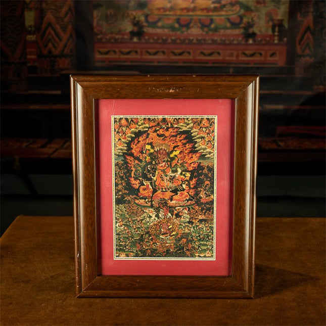 19th Century Tsui Marpo Tibetan Antique Thangka Purely Hand-painted Nyingma sect