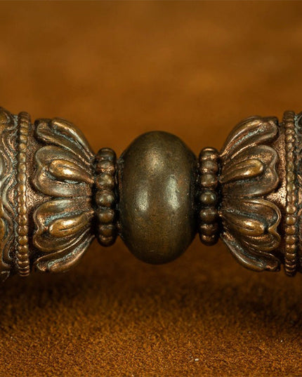 19th Century Vajra Purple Lima Copper From Sera Monastery