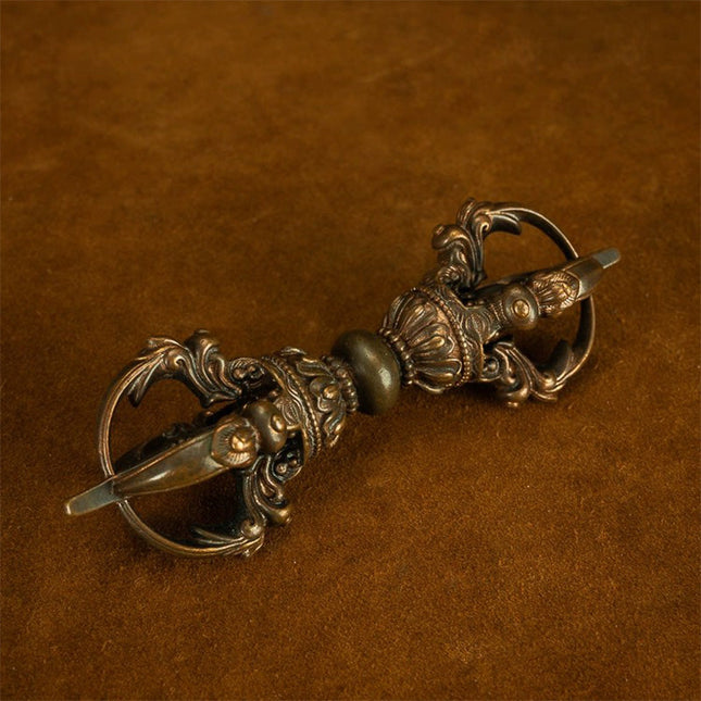 19th Century Vajra Purple Lima Copper From Sera Monastery