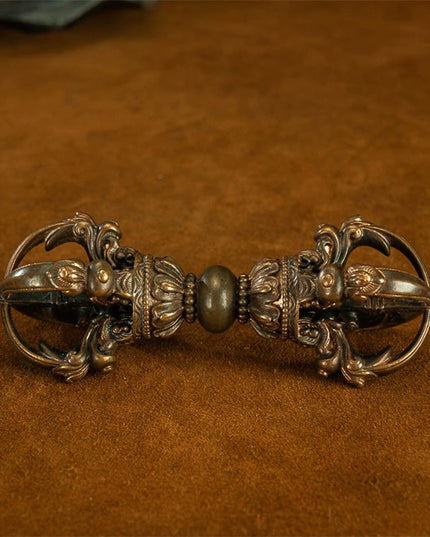 19th Century Vajra Purple Lima Copper From Sera Monastery