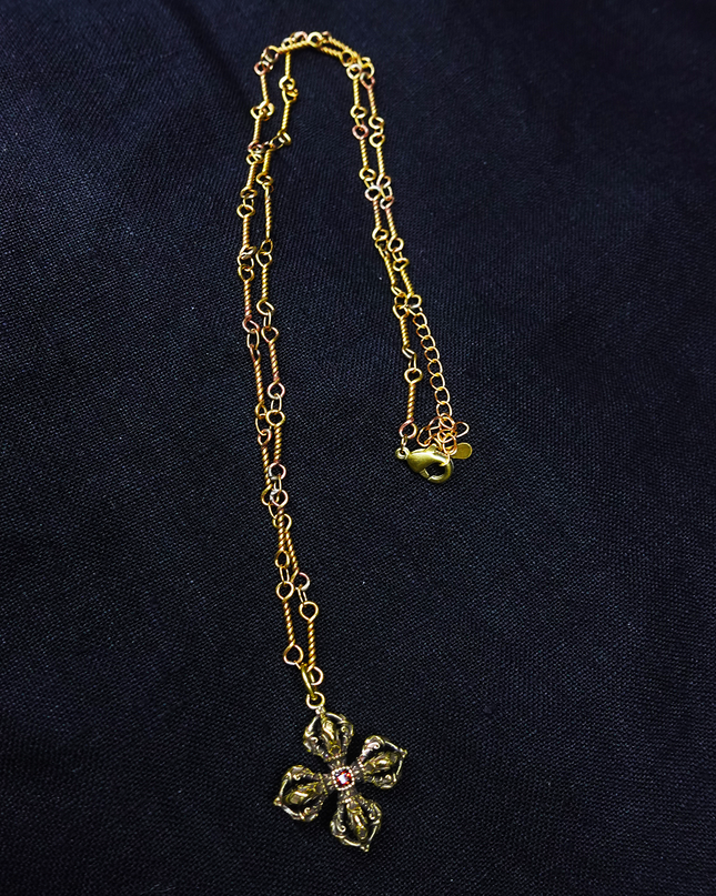 【Unique Item】Cross Vajra Necklace