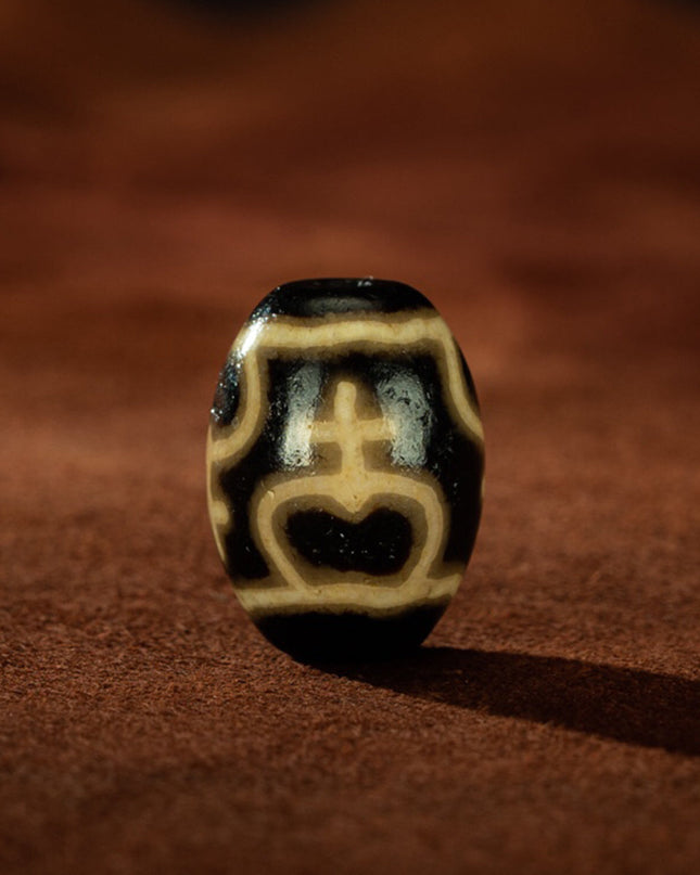 Daro Aquarius Old Dzi Beads Tibetan Millennium Dzi Beads Yellow and Pure