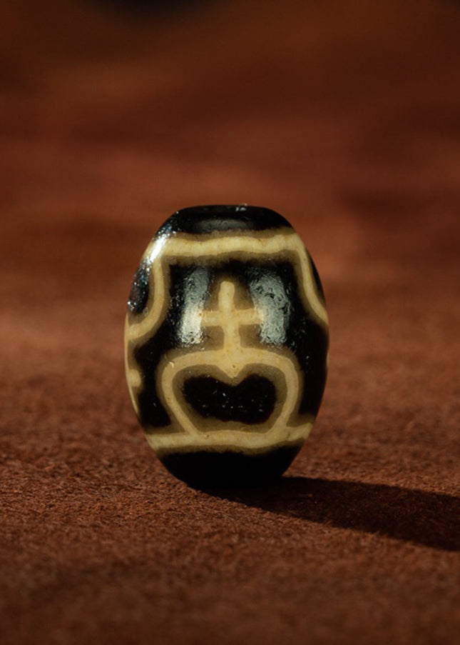 Daro Aquarius Old Dzi Beads Tibetan Millennium Dzi Beads Yellow and Pure