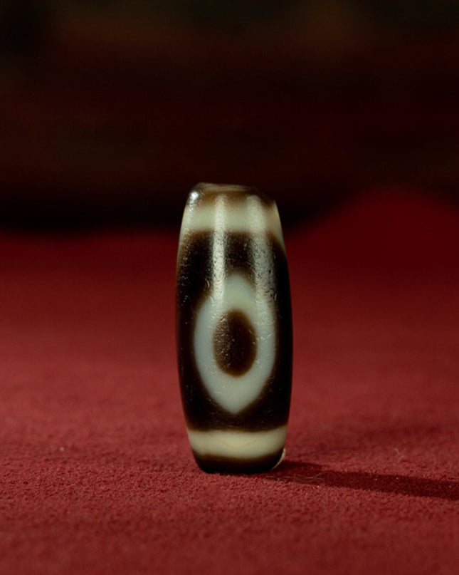 Double Buddha Eyes Old Dzi Beads Tibetan Millennium Dzi Beads Pure and Rare