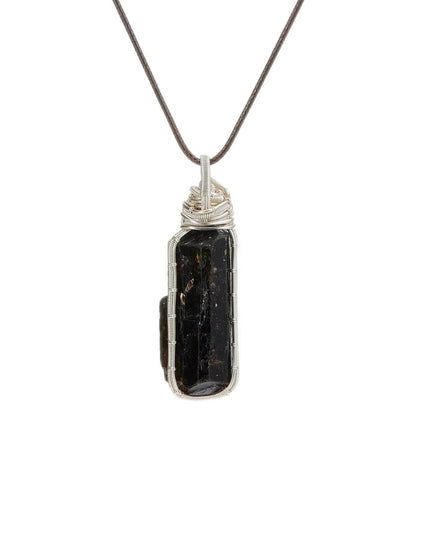Protective Energy Black Tourmaline Silver Pendants