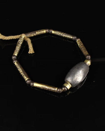 Celestial Iron Wisdom Bracelet | Spiritual Protection, Good Fortune & Inner Strength