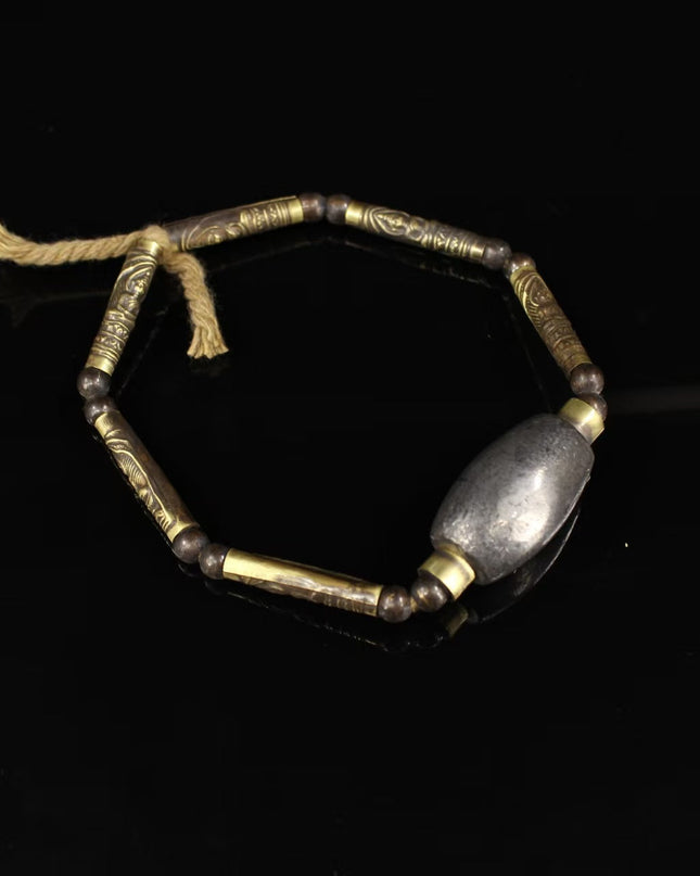 Celestial Iron Wisdom Bracelet | Spiritual Protection, Good Fortune & Inner Strength