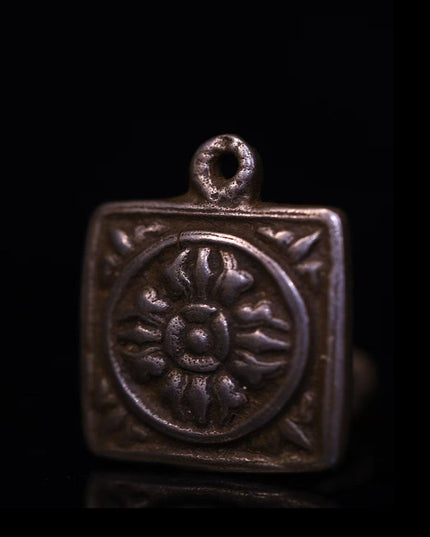 Vajra Sun Iron Pendant | Inner Purity, Impermanence & Spiritual Strength