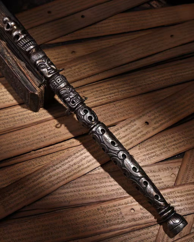 Iron Phurba Guardian | Meteoric Iron Ritual Dagger of Protection and Inner Peace
