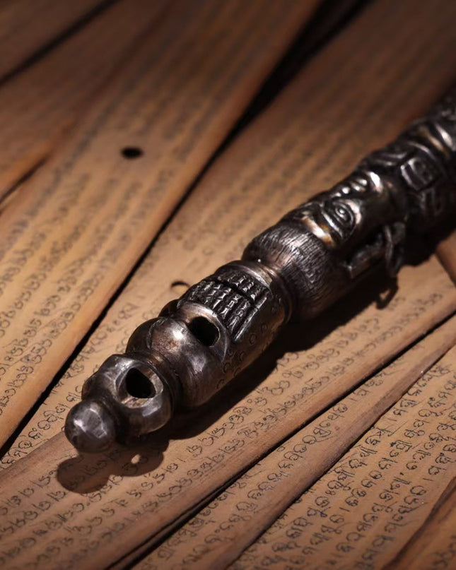 Iron Phurba Guardian | Meteoric Iron Ritual Dagger of Protection and Inner Peace
