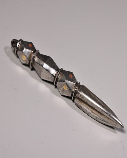 Sacred Iron Vajra Dagger | Meteoric Iron Ritual Tool for Wisdom and Protection