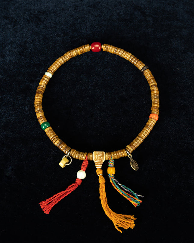 The King of Beads Top Quality Qing Dynasty No Marrow Gabala Rosary Bracelet Eternal Heritage of Temples