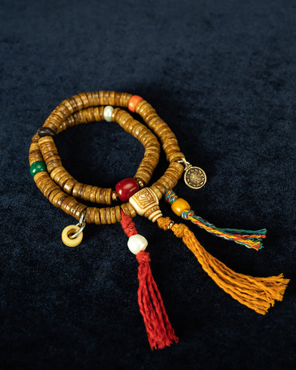 The King of Beads Top Quality Qing Dynasty No Marrow Gabala Rosary Bracelet Eternal Heritage of Temples