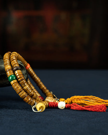 The King of Beads Top Quality Qing Dynasty No Marrow Gabala Rosary Bracelet Eternal Heritage of Temples