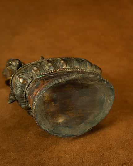 Extremely Rare Ming Dynasty Tibetan Pala Style Gilded Yellow Jambhala