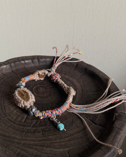 Citrine Prosperity Handwoven Bracelet