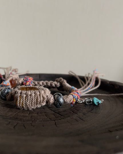 Citrine Prosperity Handwoven Bracelet