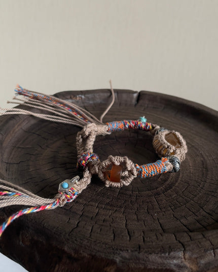 Citrine Prosperity Handwoven Bracelet