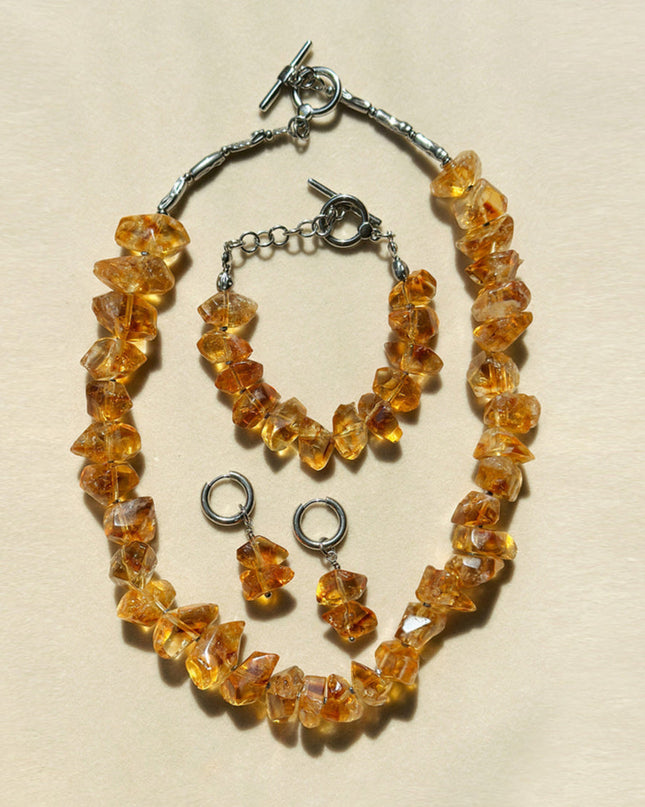 Kailash Energy Detailed Wealth Citrine Bracelet