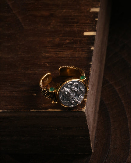 Zakirum carves Himalayan-style fortune ring